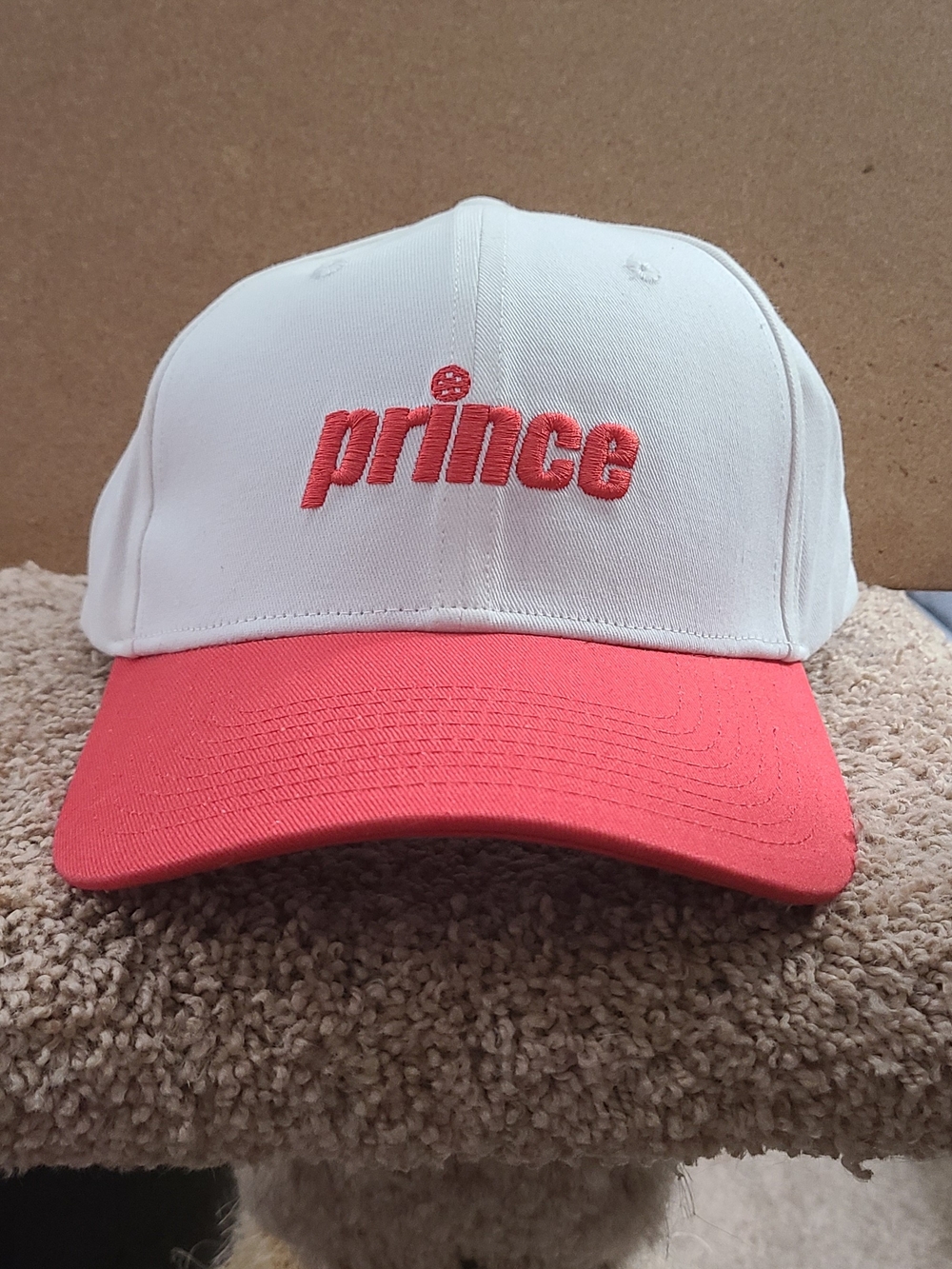 Prince Pickleball Men's White Cotton Hat NWT